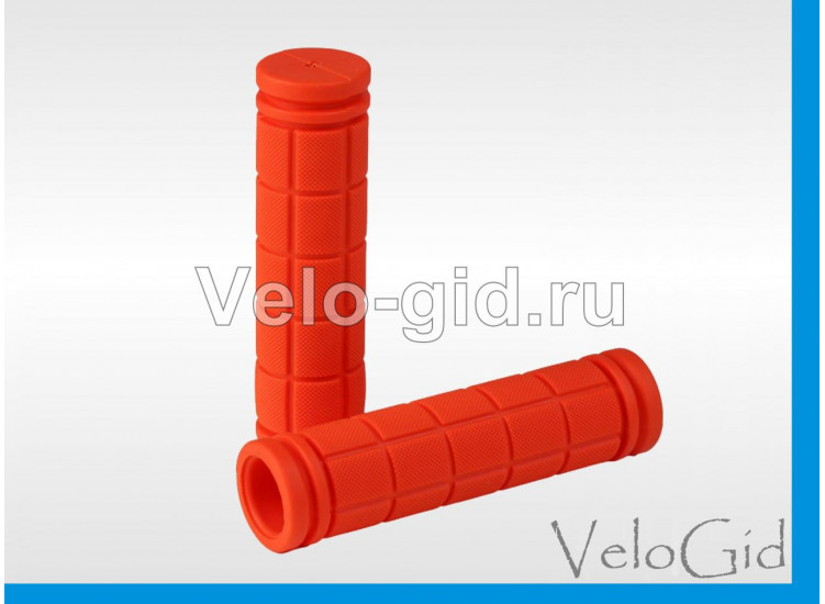 Грипсы (ручки на руль) Checkers Red